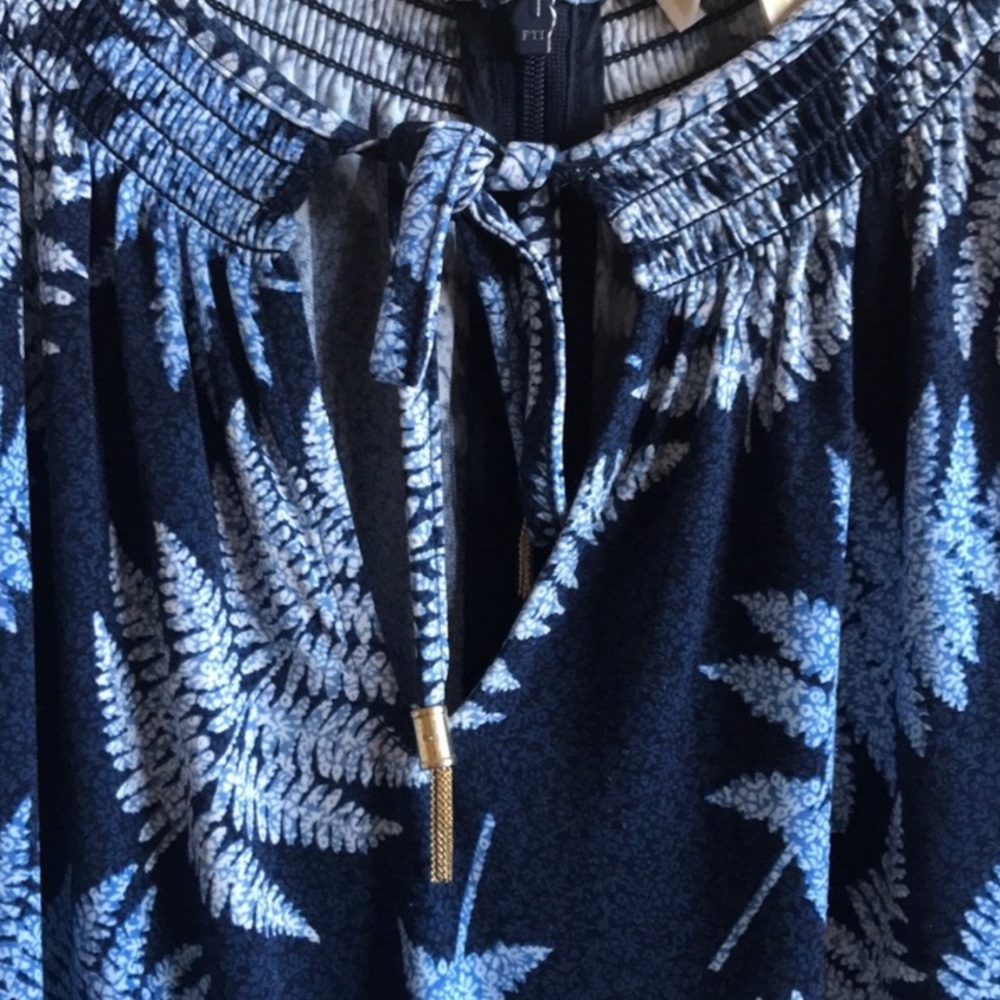 Michael Kors Medium Long Sleeve Blue romper - Picture 2 of 7